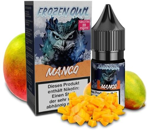 Frozen OWL Mango Nikotinsalz Liquid 10ml 20mg Frozen OWL Mango Nikotinsalz Liquid 10ml 20mg