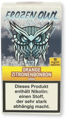 Frozen OWL Orange Zitronenbonbon Nikotinsalz Liquid 10ml 10mg Frozen OWL Orange Zitronenbonbon Nikotinsalz Liquid 10ml 10mg
