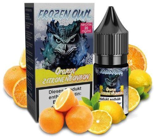 Frozen OWL Orange Zitronenbonbon Nikotinsalz Liquid 10ml 20mg