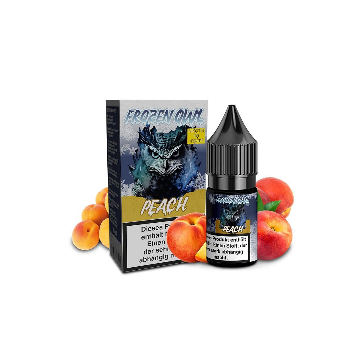 Frozen OWL Peach Nikotinsalz Liquid 10ml 10mg Frozen OWL Peach Nikotinsalz Liquid 10ml 10mg