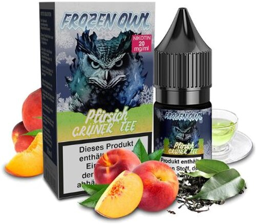 Frozen OWL Pfirsich Grüner Tee Nikotinsalz Liquid 10ml 20mg Frozen OWL Pfirsich Grüner Tee Nikotinsalz Liquid 10ml 20mg