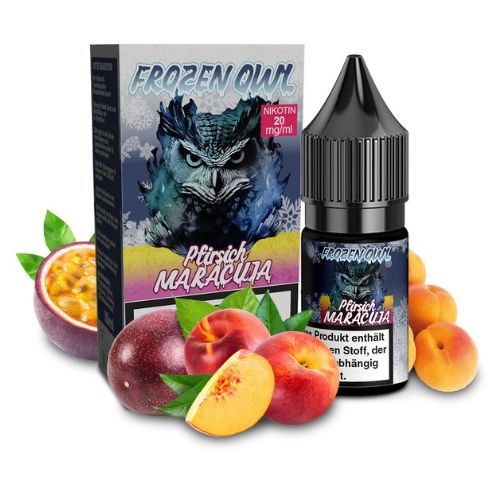 Frozen OWL Pfirsich Maracuja Nikotinsalz Liquid 10ml 20mg Frozen OWL Pfirsich Maracuja Nikotinsalz Liquid 10ml 20mg