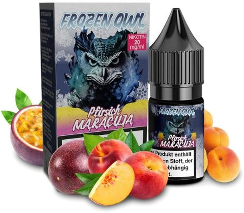 Frozen OWL Pfirsich Maracuja Nikotinsalz Liquid 10ml 20mg Frozen OWL Pfirsich Maracuja Nikotinsalz Liquid 10ml 20mg