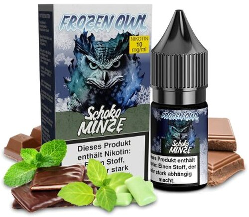 Frozen OWL Schoko Minze Nikotinsalz Liquid 10ml 10mg Frozen OWL Schoko Minze Nikotinsalz Liquid 10ml 10mg