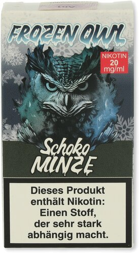 Frozen OWL Schoko Minze Nikotinsalz Liquid 10ml 20mg