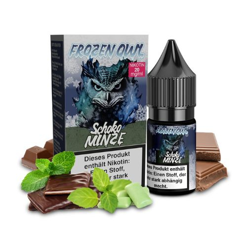 Frozen OWL Schoko Minze Nikotinsalz Liquid 10ml 20mg Frozen OWL Schoko Minze Nikotinsalz Liquid 10ml 20mg