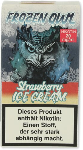 Frozen OWL Strawberry Ice Cream Nikotinsalz Liquid 10ml 20mg