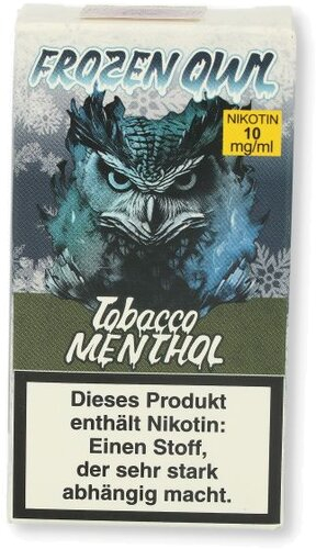 Frozen OWL Tobacco Menthol Nikotinsalz Liquid 10ml 10mg Frozen OWL Tobacco Menthol Nikotinsalz Liquid 10ml 10mg