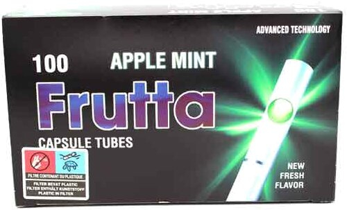 Frutta Flavorkapsel Hülsen Apple Mint 1x100Stk.