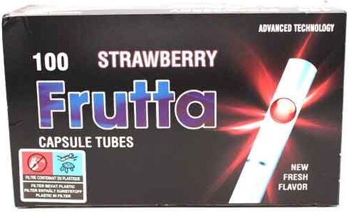 Frutta Flavorkapsel Hülsen Strawberry 1x100Stk.