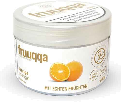 Fruuqqa Shisha-Tabakersatz Orange nikotinfrei 200g  Fruuqqa Shisha-Tabakersatz Orange nikotinfrei 200g