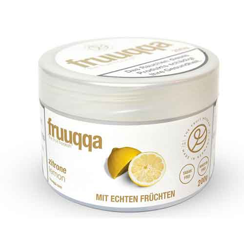 Fruuqqa Shisha-Tabakersatz Zitrone nikotinfrei 200g Fruuqqa Shisha-Tabakersatz Zitrone nikotinfrei 200g
