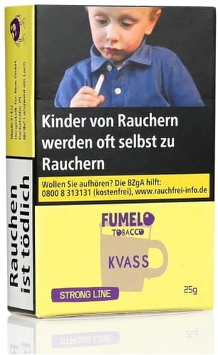 FUMELO TOBACCO KVASS Strong Line Wasserpfeifentabak 25g