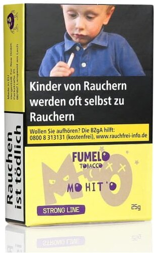 FUMELO TOBACCO MO HIT O Strong Line Wasserpfeifentabak 25g
