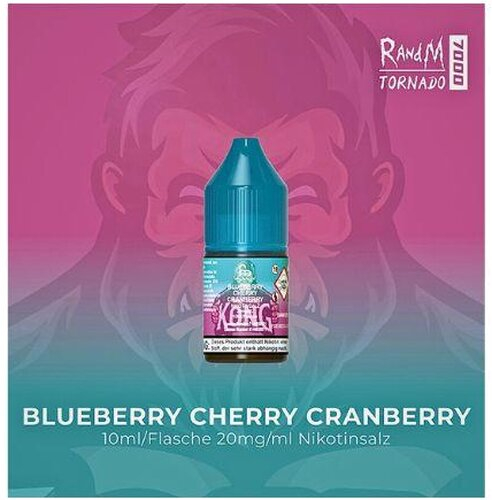 Fumot RandM Tornado 7000 Blueberry Cherry Cranberry Liquid 20mg