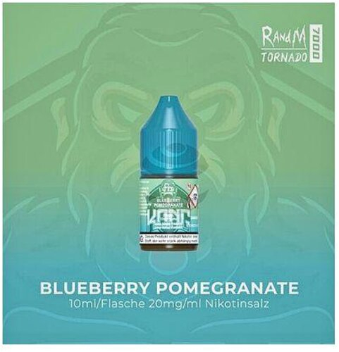 Fumot RandM Tornado 7000 Blueberry Pomegranate Liquid 20mg