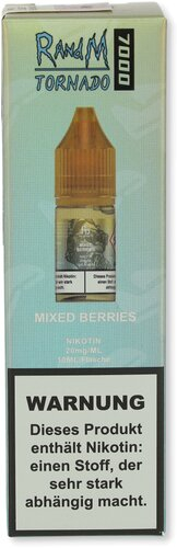 Fumot RandM Tornado 7000 Mixed Berries Liquid 20mg