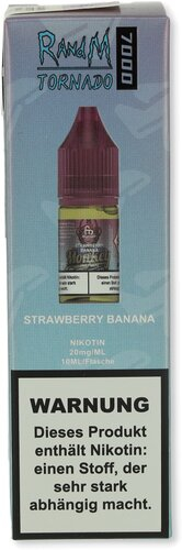 Fumot RandM Tornado 7000 Strawberry Banana Liquid 20mg