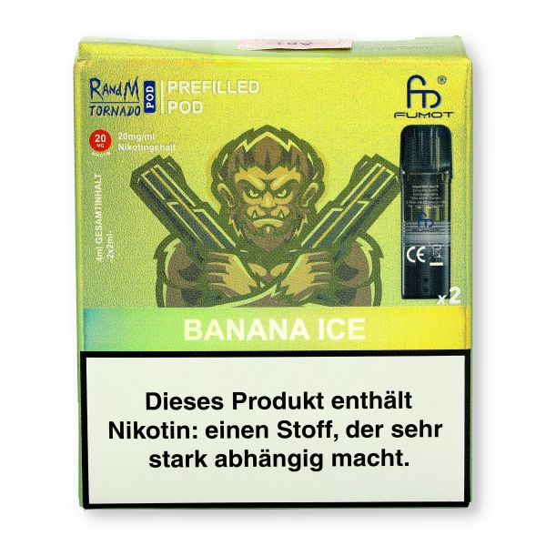 Fumot RandM Tornado Pods Banana Ice 2x2ml 20mg