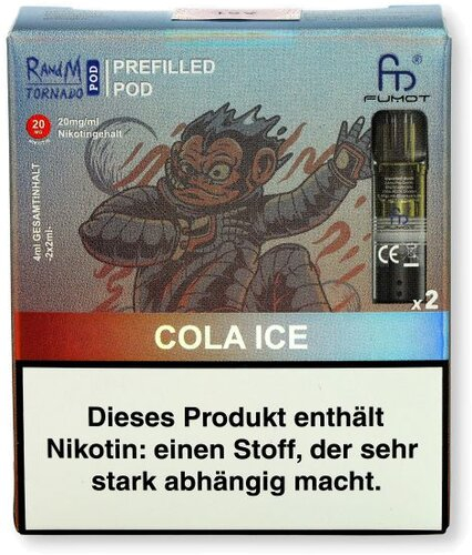 RandM Tornado Pods Cola Ice 2x2ml 20mg