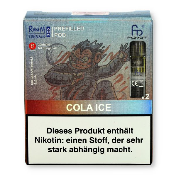 Fumot RandM Tornado Pods Cola Ice 2x2ml 20mg