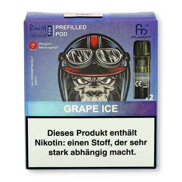 Fumot RandM Tornado Pods Grape Ice 2x2ml 20mg