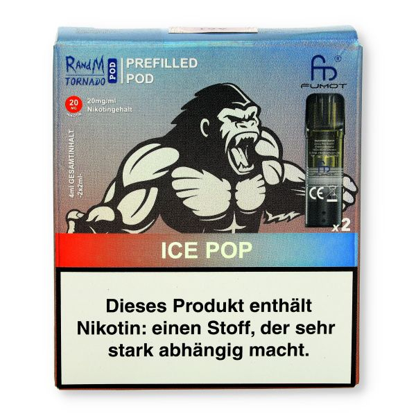 Fumot RandM Tornado Pods Ice Pop 2x2ml 20mg