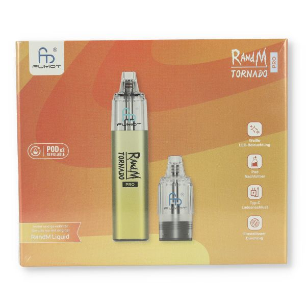 Fumot RandM Tornado Pro Pod Kit Yellow