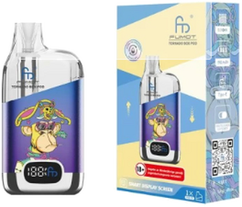 Fumot Tornado Box Pod Basisgerät Blau Lila