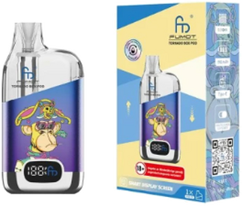 Fumot Tornado Box Pod Basisgerät Blau Lila
