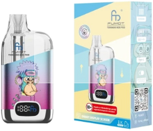 Fumot Tornado Box Pod Basisgerät Blau Pink