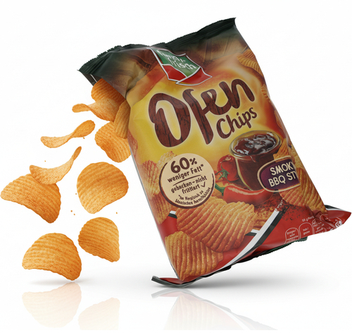 funny-frisch Ofen Chips Smoky BBQ Style 125g