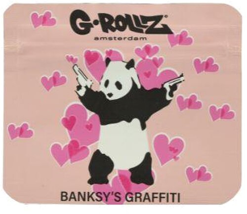 G-ROLLZ Banksys Grafitti Aufbewahrungsbeutel Rosa Panda Gunnin G-ROLLZ Banksys Grafitti Aufbewahrungsbeutel Rosa Panda Gunnin