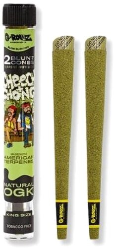 G-Rollz Cheech & Chong Natural OGK 2 Blunt Cones G-Rollz Cheech & Chong Natural OGK 2 Blunt Cones