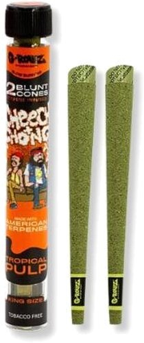 G-Rollz Cheech & Chong Tropical Pulp 2 Blunt Cones G-Rollz Cheech & Chong Tropical Pulp 2 Blunt Cones