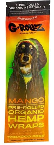 G-Rollz Hemp Wraps Mango Flavoured G-Rollz Hemp Wraps Mango Flavoured