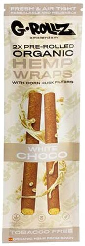 G-Rollz Hemp Wraps White Chocolate G-Rollz Hemp Wraps White Chocolate