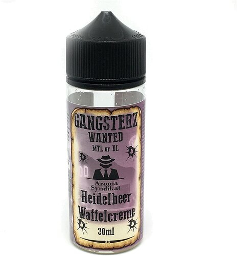 Gangsterz Wanted Aroma Heidelbeer Waffelcreme 30ml Gangsterz Wanted Aroma Heidelbeer Waffelcreme 30ml