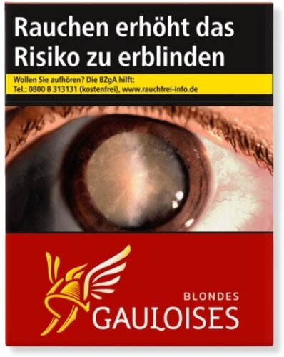 Gauloises Blondes Rot Zigaretten 34er