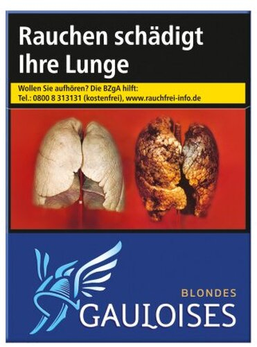 Gauloises Blondes Blau 20er