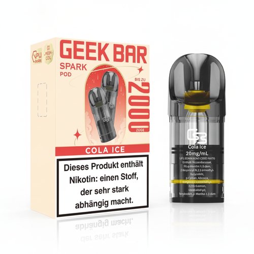 Geek Bar Spark Pods Cola Ice 2x2ml 20mg