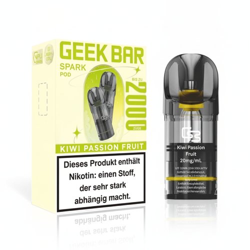 Geek Bar Spark Pods Kiwi Passion Fruit 2x2ml 20mg