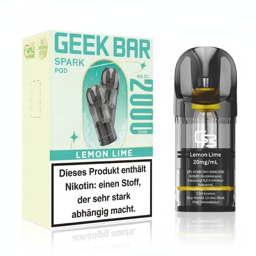 Geek Bar Spark Pods Lemon Lime 2x2ml 20mg