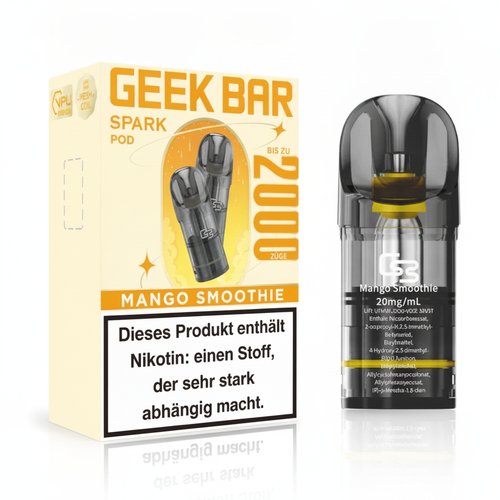 Geek Bar Spark Pods Mango Smoothie 2x2ml 20mg