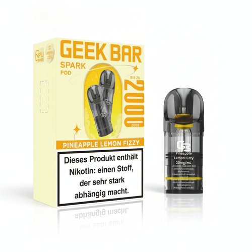 Geek Bar Spark Pods Pineapple Lemon Fizzy 2x2ml 20mg