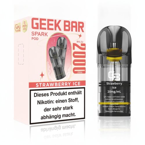Geek Bar Spark Pods Strawberry Ice 2x2ml 20mg