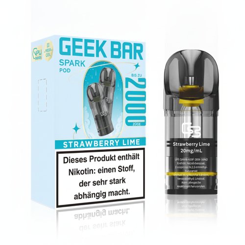Geek Bar Spark Pods Strawberry Lime 2x2ml 20mg