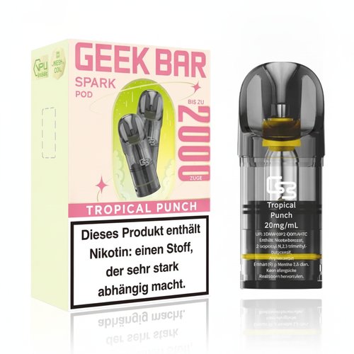 Geek Bar Spark Pods Tropical Punch 2x2ml 20mg