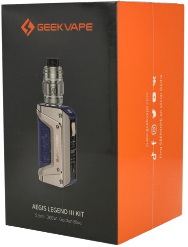 Geekvape Aegis Legend 3 Kit E-Zigarette gold-blau Geekvape Aegis Legend 3 Kit E-Zigarette gold-blau