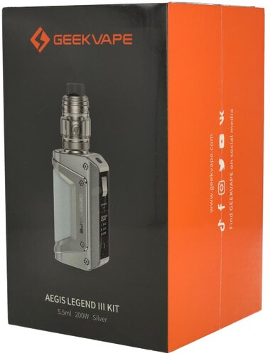 Geekvape Aegis Legend 3 Kit E-Zigarette silber Geekvape Aegis Legend 3 Kit E-Zigarette silber